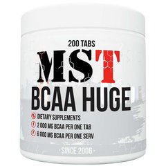 Комплекс ВСАА, BCAA Huge, MST Nutrition, 200 таблеток - фото