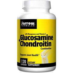 Глюкозамін хондроїтин, Glucosamine + Chondroitin, Jarrow Formulas, 120 капсул - фото