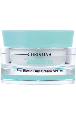 Денний крем з пробиотическим дією SPF15, Unstress ProBiotic day Cream SPF15, Christina, 50 мл - фото