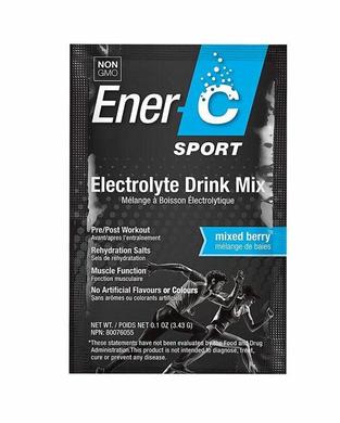 Электролитный напиток, микс ягод, Sport Electrolyte Drink Mix, Ener-C, 1 пакетик - фото