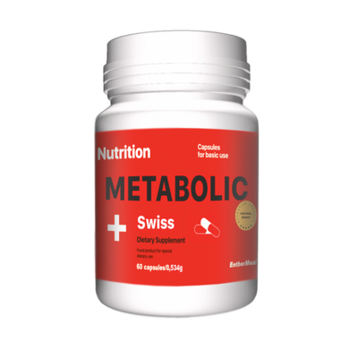 Вітаміни, Metabolic Swiss, EntherMeal, 60 капсул - фото
