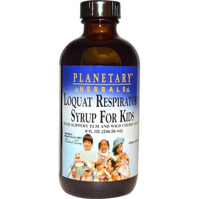 Сироп для детей от респираторных заболеваний, Loquat Respiratory, Planetary Herbals, 236,56 мл - фото