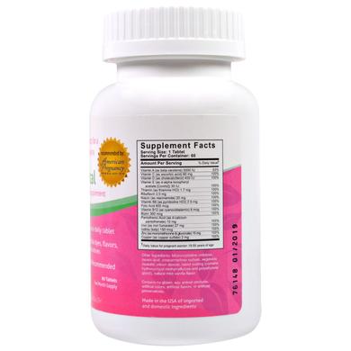 Витамины для беременности, Prenatal Mutlivitamin, Fairhaven Health, 60 таблеток - фото