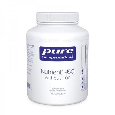 Мультивитамины / минералы, Nutrient 950, Pure Encapsulations, формула, 360 капсул - фото