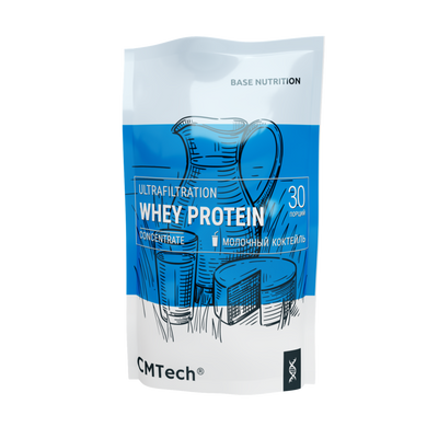 Сывороточный протеин Ultrafiltration Whey Protein, СMTech, вкус молочный коктейль (без вкуса), 900 г - фото