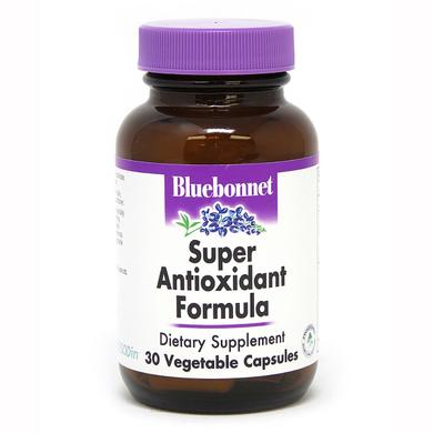 Формула супер антиоксидантів, Bluebonnet Nutrition, 30 вегетаріанських капсул - фото