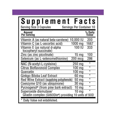 Формула супер антиоксидантів, Bluebonnet Nutrition, 30 вегетаріанських капсул - фото