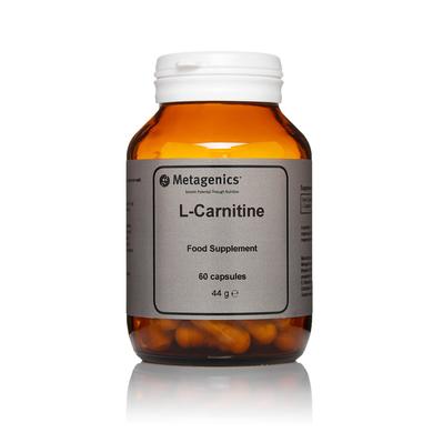 Л-карнітин, L-Carnitine, Metagenics, 60 капсул - фото