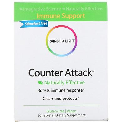 Імунна підтримка, Counter Attack, Rainbow Light, 30 таблеток - фото
