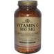 Вітамін С, Vitamin C, Solgar, 500 мг, 250 капсул, фото – 1