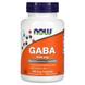 Гамма-аминомасляная кислота (GABA), Now Foods, 500 мг, 100 капсул, фото – 1
