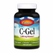 Вітамін C, C-Gel, Carlson Labs, 1000 мг, 100 гелевих капсул, фото – 1