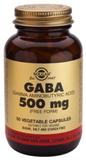 ГАМК, Гамма-аминомасляная кислота (GABA), Solgar, 500 мг, 50 капсул, фото