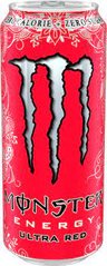 Енергетик, Monster Ultra, Monster Energy, red, 500 мл - фото