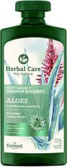 Шампунь Увлажняющий для волос для всей семьи Алоэ, Herbal Care Aloe Vera Family Shampoo, Farmona, 500 мл - фото