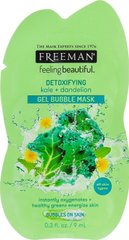 Маска гель-піна для обличчя «Капуста Кале і кульбаба», Facial Detoxifying Gel Bubble Mask, Freeman - фото