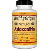 Астаксантин, Astaxanthin, Healthy Origins, 4 мг, 150 гелевых капсул, фото