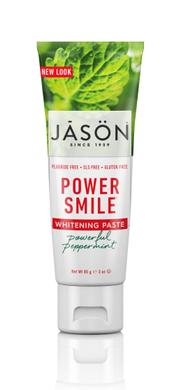 Зубная паста отбеливающая (супер мята), Toothpaste, Jason Natural, 85 г - фото