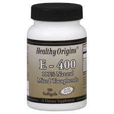 Витамин Е, Vitamin E, Healthy Origins, 400 МЕ, 90 капсул - фото