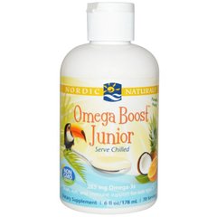 Рыбий жир для подростков, Omega Boost Junior, Nordic Naturals, 178 мл - фото