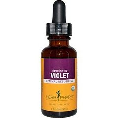 Фіалка триколірна, екстракт, Violet, Herb Pharm, органік, 30 мл - фото
