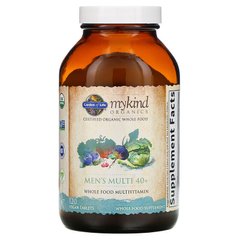 Витамины для мужчин, MyKind Organics, Men's Multi 40+, Garden of Life, 120 таблеток - фото