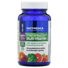 Ферменты и мульти-витамины для женщин 50+, Enzymedica, 120 капсул - фото