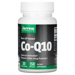 Коэнзим Q10 (Co-Q10), Jarrow Formulas, 30 мг, 150 капсул - фото