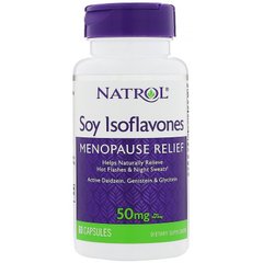 Соевые изофлавоны, Soy Isoflavones, Natrol, 60 капсул - фото