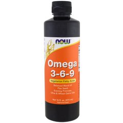 Омега 3 6 9 (Omega 3-6-9), Now Foods, 473 мл - фото