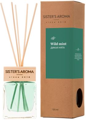 Аромадифузор Дика м'ята, Reed Diffuser Wild mint, Sister's Aroma, 120 мл - фото
