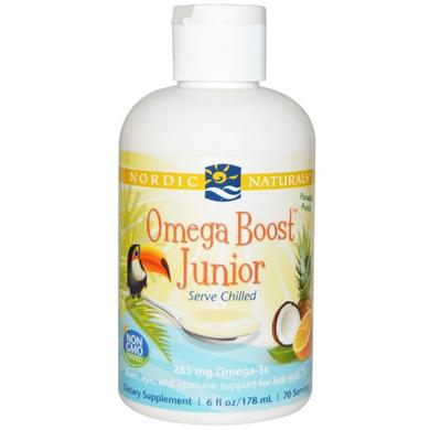 Риб'ячий жир для підлітків, Omega Boost Junior, Nordic Naturals, 178 мл - фото