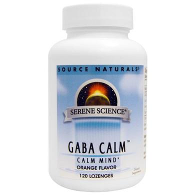 ГАМК спокій, Gaba Calm, Source Naturals, апельсин, 120 таблеток - фото
