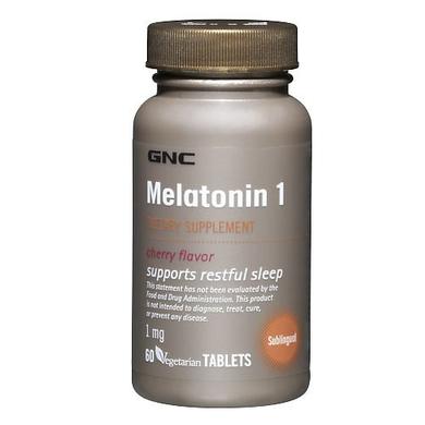 Мелатонін 1, Gnc, 120 капсул - фото