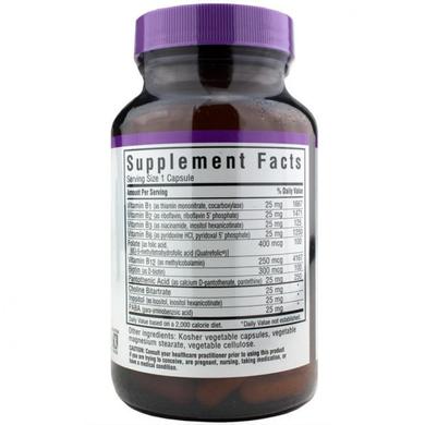 Коензим В-Комплексу, Bluebonnet Nutrition, 50 гелевих капсул - фото