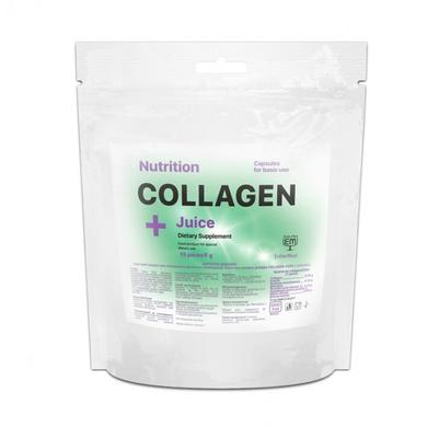 Коллаген, Collagen Juice, вкус апельсин, EntherMeal, 15 саше х 5 г - фото