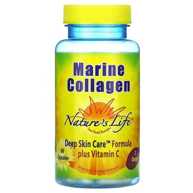 Морський колаген, Marine Collagen, Natures Life, 60 капсул - фото