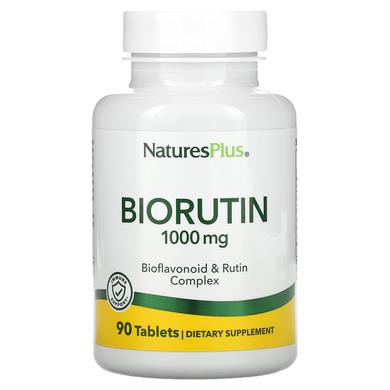 Рутин, Biorutin, Nature's Plus, 1000 мг, 90 таблеток - фото
