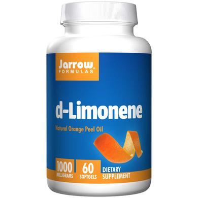 Апельсинове масло, d-Limonene, Jarrow Formulas, 1000 мг, 120 капсул - фото