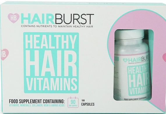 Набір вітамін для росту та здоров’я волосся, HairBurst, 3 x 60 капсул - фото