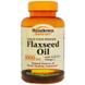 Льняное масло, Flaxseed Oil, Sundown Naturals, 1000 мг, 100 капсул, фото – 1