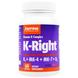 Формула витамина К, K-Right, Jarrow Formulas, 60 капсул, фото – 1