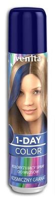 COLOR спрей №12 ультра синий для окрашивания волос, 1- DAY, Venita, 50 мл - фото