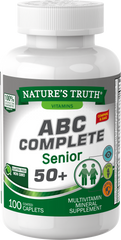 Комплекс витаминов, ABC Complete Senior, Nature's Truth, 50+, 100 капсул - фото