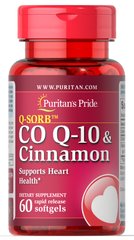 Коензим Q-10, Q-SORB ™ Co Q-10, Puritan's Pride, 250 мг, 60 гелевих капсул швидкого вивільнення - фото