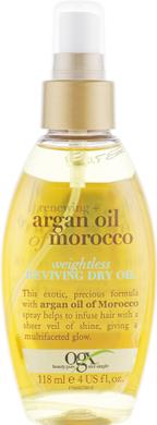 Легкое сухое аргановое масло-спрей Марокко для восстановления волос, Argan Oil of Morocco Oil, Ogx, 118 мл - фото
