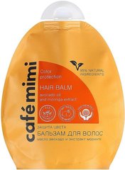 Бальзам для волосся, захист кольору і блиск, масло авокадо і моринги дой-пак" Cafemimi, 250 мл - фото