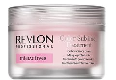 Зволожуючий крем для фарбованого волосся Interactives Color Sublime, Revlon Professional, 200 мл - фото