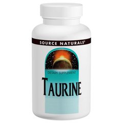 Таурин, Taurine Powder, Source Naturals, порошок, 100 грамм - фото