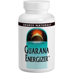Гуарана, Guarana Energizer, Source Naturals, 900 мг, 200 таблеток - фото
